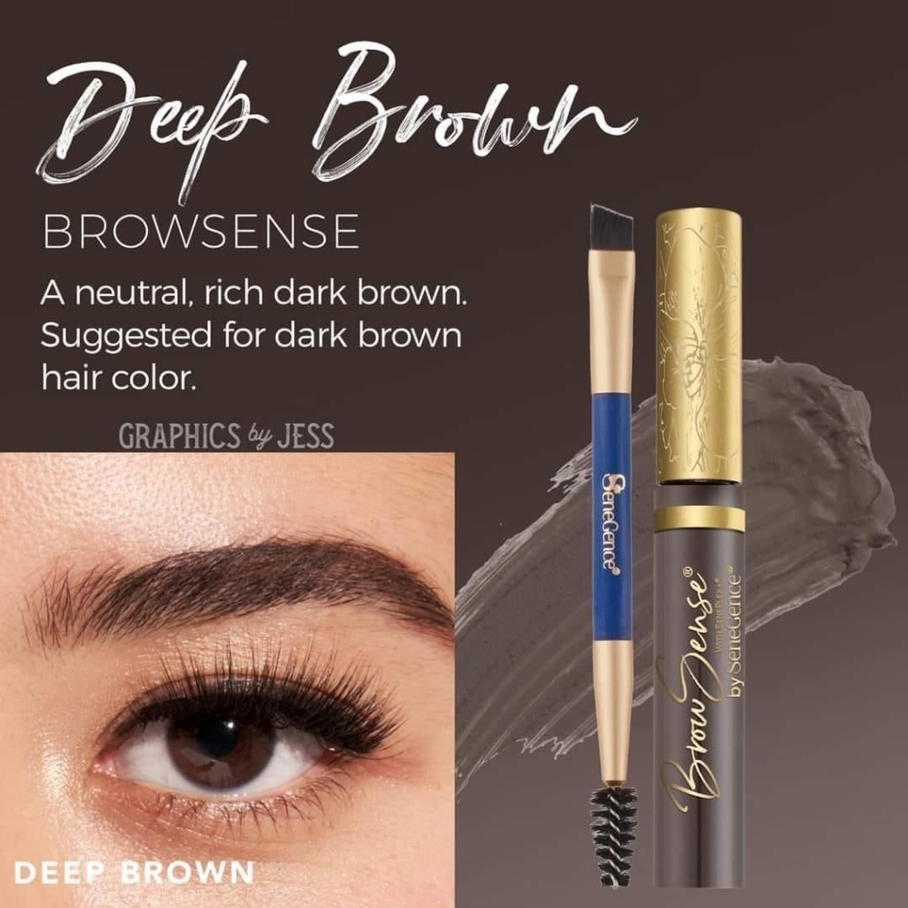 Deep Brown BrowSense Brow Building Cream